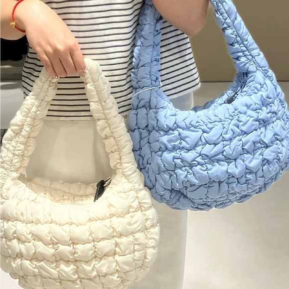 COS Mini Quilted Bag - Blue - Picture 5 of 6